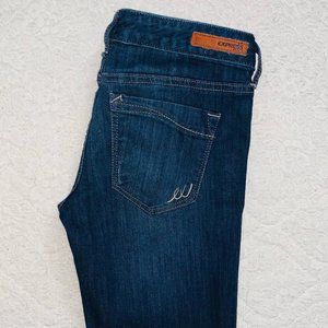 NEW Express Dark Stretch Low Rise Stella Skinny Jeans Size 2
